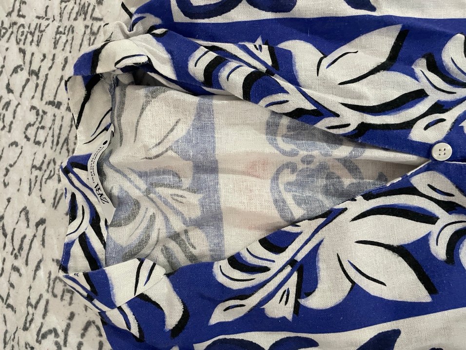 Zara Marka Uzun Desenli Bohem Kadın Elbise - Görsel 4