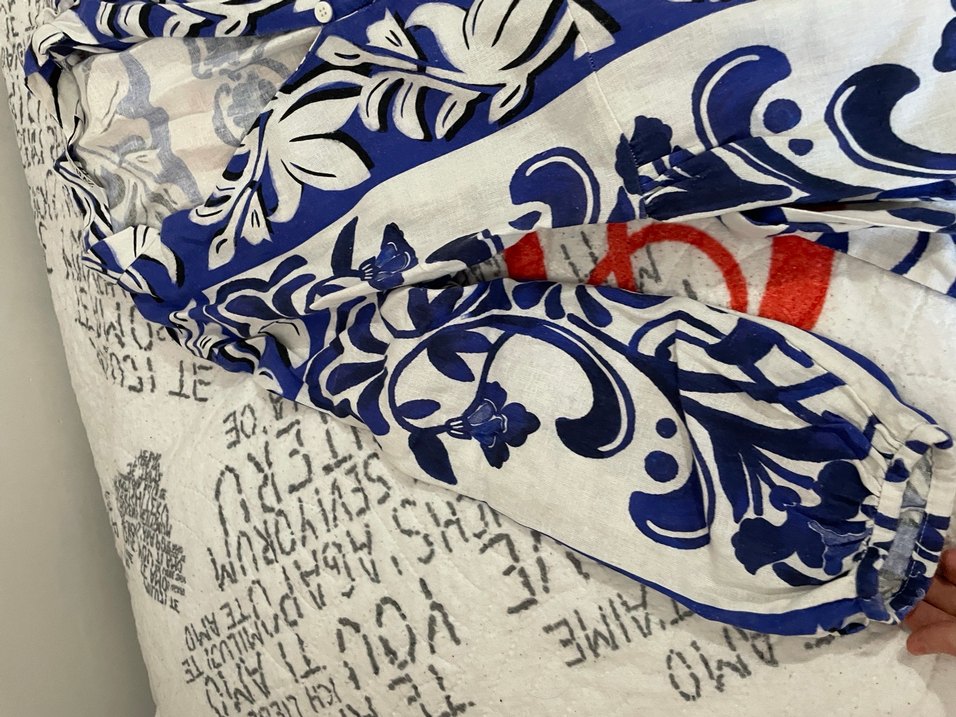 Zara Marka Uzun Desenli Bohem Kadın Elbise - Görsel 3