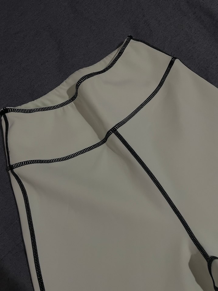 Kadın Beyaz Twist Tayt - Görsel 4