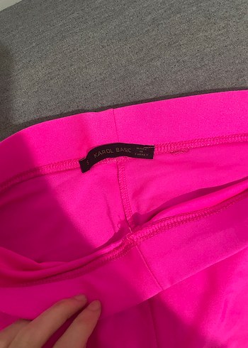 Pembe Dar Kesim Spor Tayt - Görsel 3