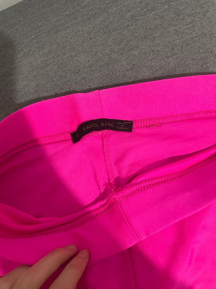 Pembe Dar Kesim Spor Tayt - Görsel 3