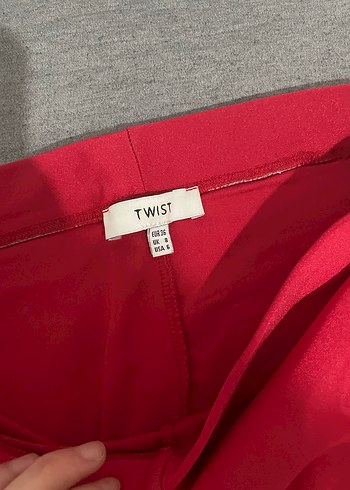 Kırmızı Basic Kadın Spor Tayt Twist Marka - Görsel 2