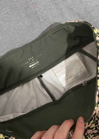 Kadın Bershka Çok Renkli Tie-Dye Spor Tayt - Görsel 2