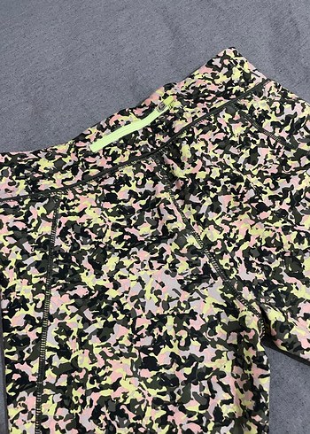 Kadın Bershka Çok Renkli Tie-Dye Spor Tayt - Görsel 4