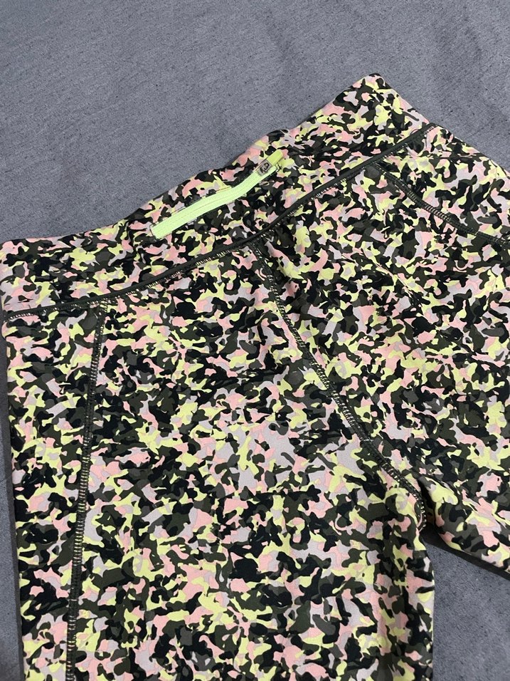 Kadın Bershka Çok Renkli Tie-Dye Spor Tayt - Görsel 4
