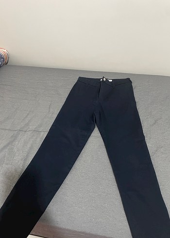 Kadın Mango Marka Lacivert Normal Kesim Denim Pantolon - Görsel 2