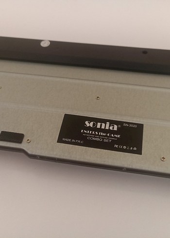 Sonia Sn-3020 LED ışıklı oyuncu klavye - Görsel 3