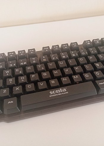 Sonia Sn-3020 LED ışıklı oyuncu klavye - Görsel 4