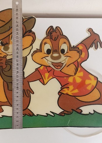 Beden Disney Chip & Chap Gece Lambası 1980 ler. Koleksiyonluk.