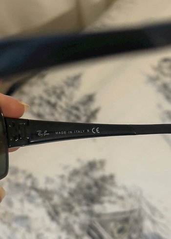 Siyah koyu yeşil camlı rayban erkek gözlüğü 3426 - Görsel 3