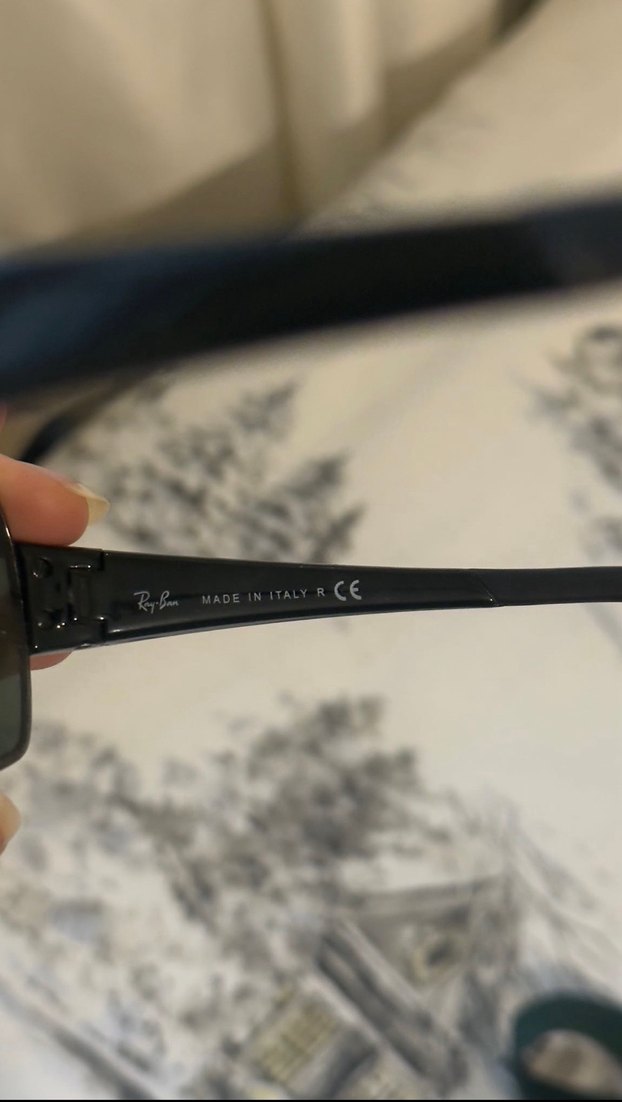 Siyah koyu yeşil camlı rayban erkek gözlüğü 3426 - Görsel 3