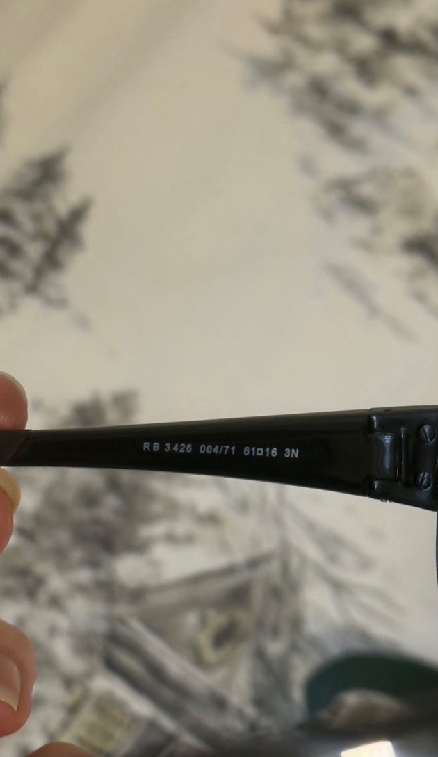 Siyah koyu yeşil camlı rayban erkek gözlüğü 3426 - Görsel 4