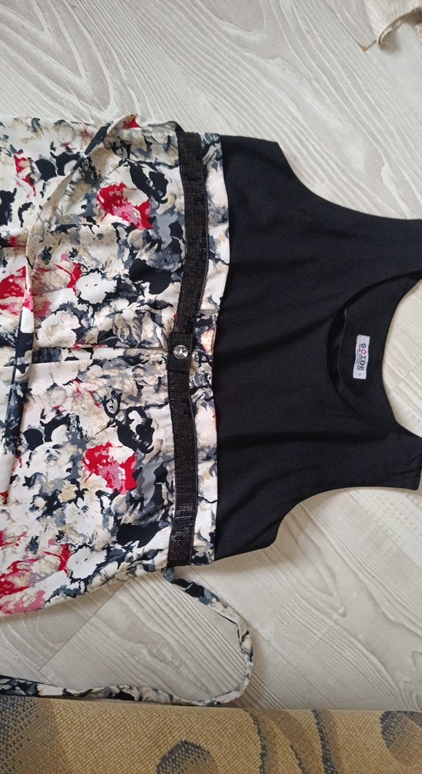 Uzun Desenli Hamile Eteği - Görsel 2