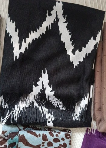 8 şal farklı desen ve renklerde - Görsel 4