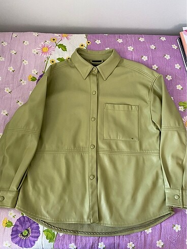Pull and bear deri ceket