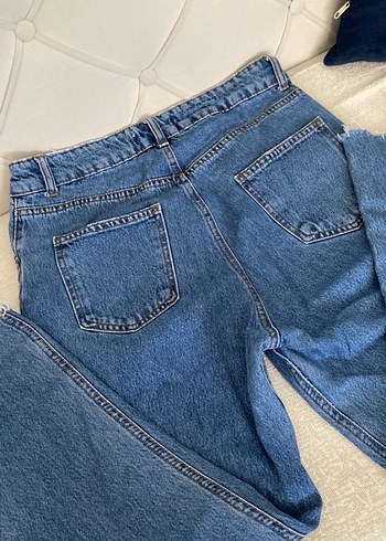 38 Beden Mavi Denim Kadın Jean
