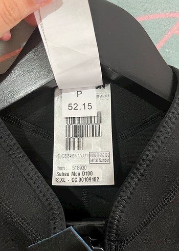 Tribord Mavi Fermuarlı Erkek Yüzücü Mayo - Görsel 6