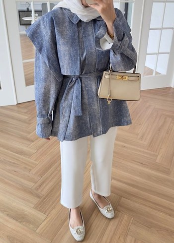 Tasarım tesettür ceket - Görsel 2