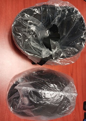 Kilitli Siyah Biker Motosiklet Kaskı - Görsel 3