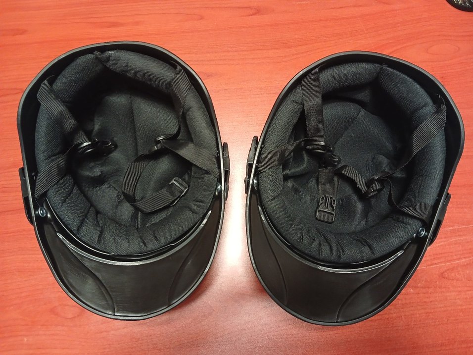 Kilitli Siyah Biker Motosiklet Kaskı - Görsel 2