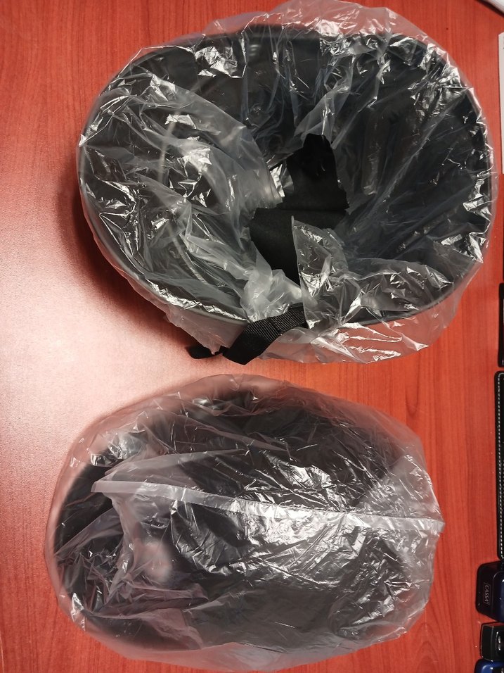 Kilitli Siyah Biker Motosiklet Kaskı - Görsel 3