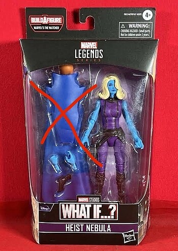 Beden marvel legends what if star lord ve nebula