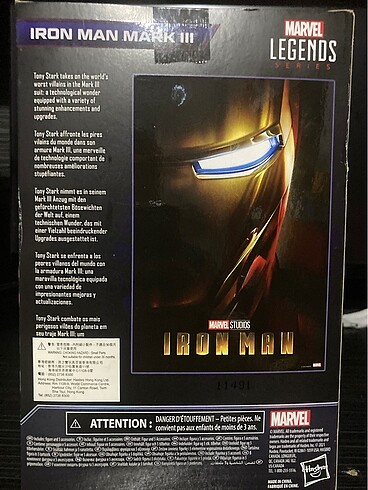 Beden marvel legends iron man mark 3