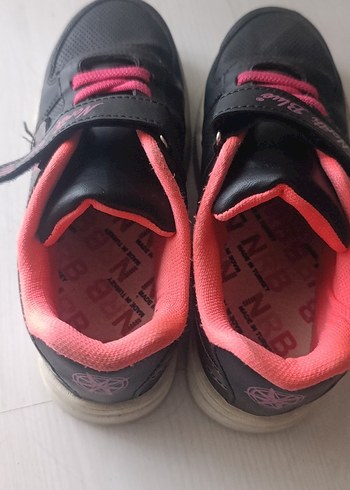 Kız Çocuk Pembe Cırt Cırtlı Spor Ayakkabı - Görsel 3