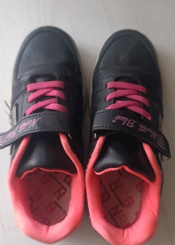 Kız Çocuk Pembe Cırt Cırtlı Spor Ayakkabı - Görsel 2