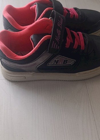 Kız Çocuk Pembe Cırt Cırtlı Spor Ayakkabı - Görsel 4