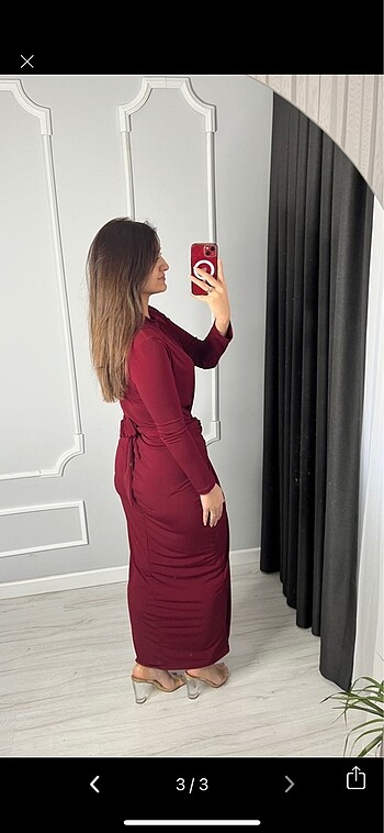 m Beden Sandy kumaş elbise