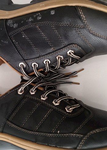 Bağcıklı Erkek Outdoor Ayakkabı Siyah - Görsel 5