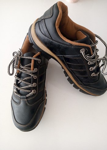 Bağcıklı Erkek Outdoor Ayakkabı Siyah - Görsel 3