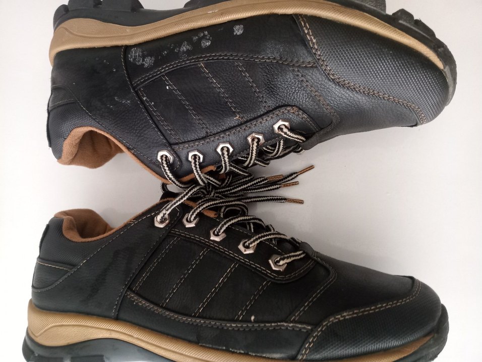 Bağcıklı Erkek Outdoor Ayakkabı Siyah - Görsel 5