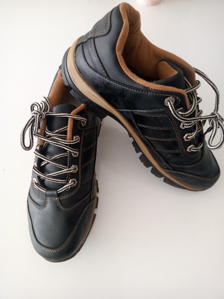 Bağcıklı Erkek Outdoor Ayakkabı Siyah - Görsel 3