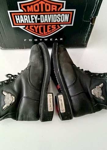 Harley-Davidson Siyah Erkek Biker Botları - Görsel 2