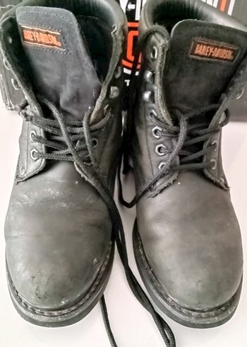 Harley-Davidson Siyah Erkek Biker Botları - Görsel 8