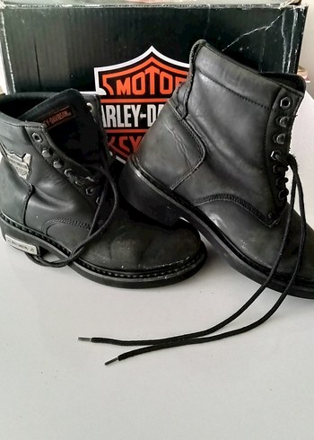 Harley-Davidson Siyah Erkek Biker Botları - Görsel 6