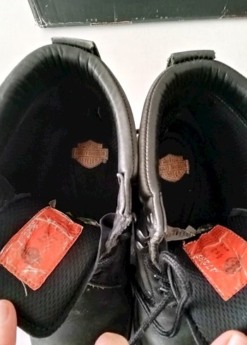 Harley-Davidson Siyah Erkek Biker Botları - Görsel 5