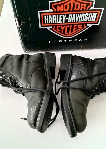 Harley-Davidson Siyah Erkek Biker Botları - Görsel 3