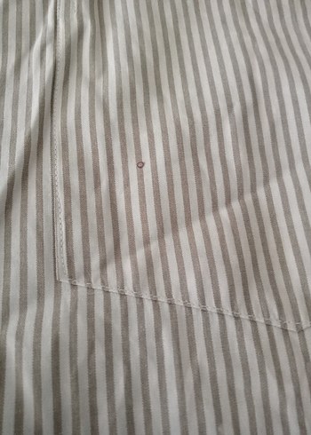 xl Beden Bej Kısa Kolllu Gömlek