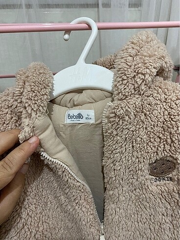 6-9 Ay Beden Peluş mont