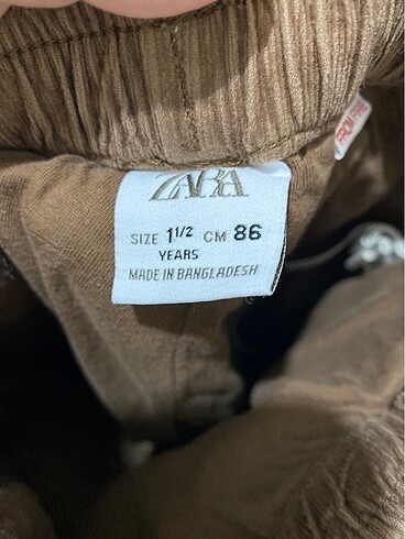 Bebek kadife pantolon - Görsel 3