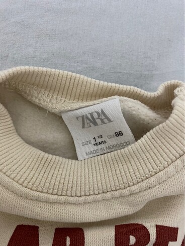 Zara bebek sweat - Görsel 3