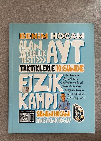 Benim hocam fizik kampı AYT 
