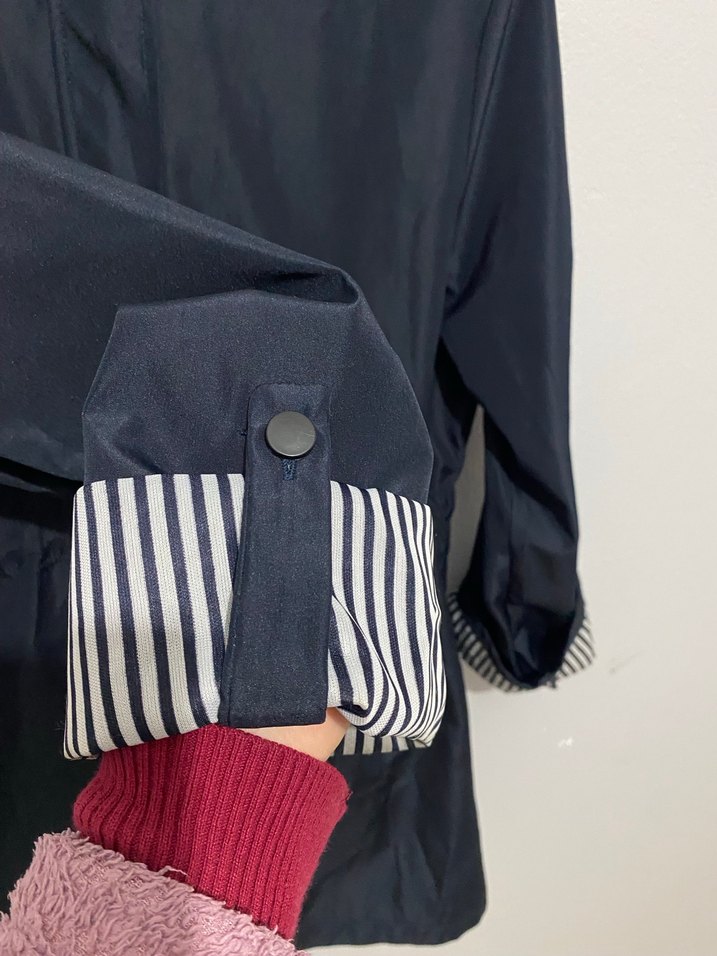 Kadın  Midi Kemerli Rahat Trençkot - Görsel 3