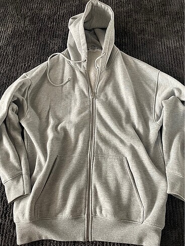 Addax gri fermuarlı Sweat
