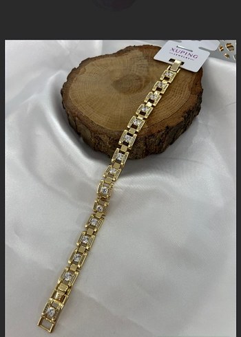 Beden XP #14k xuping zircon taş çelik bileklik
