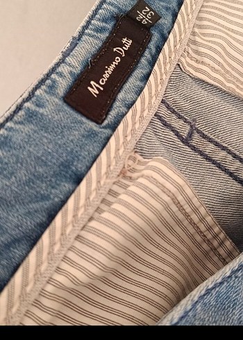 Massimo dutti Mavi Bol Kesim  Denim Kadın Jean - Görsel 3