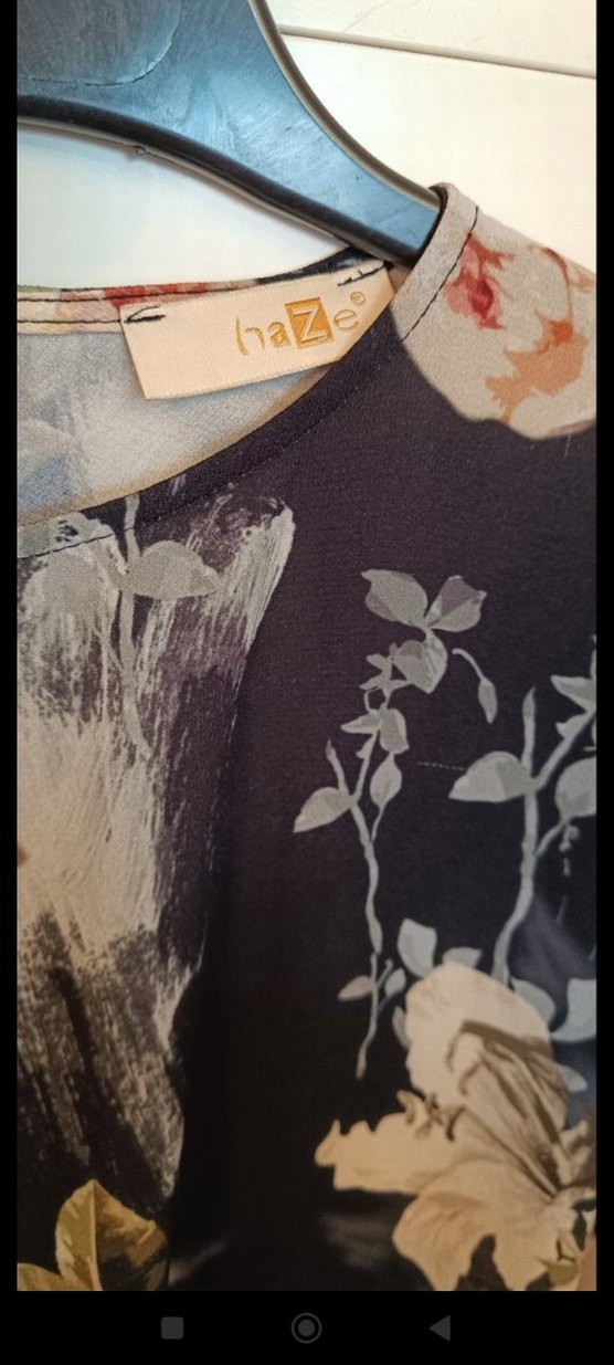 Haze cicek Desenli Abaya - Görsel 4